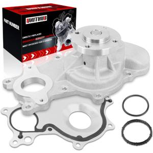 Engine Water Pump Automotive w/ 4-Hole Hub AW6691 125-3250 Compatible for Ford F150 Expedition Lobo Transit Lincoln Navigator 2011-2020