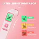 No-Touch Thermometer for Adults and Kids, Digital Accurate Baby Thermometer with Fever Alarm, 1 Second Fast Result, Easy to use, 2 in 1 Mode