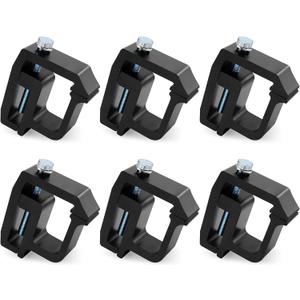 Truck Cap Mounting Clamps, Heavy Duty Camper Shell Clamps for Chevy Silverado Sierra 1500/2500/3500, for Dodge, for Ram 1500/2500/3500, F150 F250, for Mitsubishi, for Toyota (6 pcs)