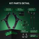12Pcs Front End Suspension Kit Fit For 2005-2009 Su-baru Outback Legacy, 2 Lower Control Arm 2 Ball Joint 2 Sway Bar Link 4 Outer & Inner Tie Rod End (# K622030 K750049 EV801557 ES3712 K9513)