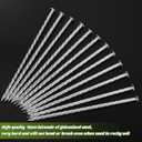 150 Pack 6 Inch Turf Nails for Artificial Grass Galvanized Metal Landscape Stakes Spiral Spikes for Weed Barrier, Garden Lawn Paver Edging, Securing Fences