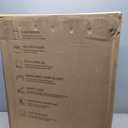 Home Zone Living 12 Gallon Slim Kitchen Trash Can with Soft Close Lid, Step Pedal, Bag Tuck Band, and Removable Liner, Stainless Steel, Silver