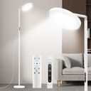 Floor Lamp for Living Room - 5 Color Temperatures, Ultra-Bright Full Spectrum Light, 360° Adjustable Standing Lamp - Modern Floor Lamp for Bedroom, Office & Reading
