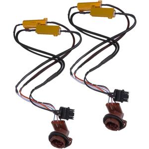 2 Pcs 3157A 4157 Load Resistor Fix Hyper Flash for Switchback LED Turn Signal Light 50W 6 Ohm