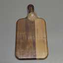 BILL.F Acacia Wood Cutting Board with Handle Wooden Charcuterie Board Paddle Cheese Board Serving Boards for Kitchen Meat, Pizza,Cheese, Bread, Vegetables &Fruits 15'' x 7.5'' x 0.6''