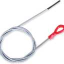 1 PC Automotive Transmission Oil Dipstick with Easy Grip Handle Portable Easy Storage Engine Oil Indicator Tool, Replaces OEM Part No. 140589152100, Red
