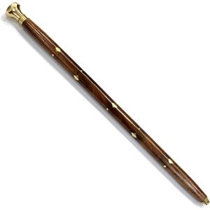 Wooden Walking Stick 24 Inch Lightweight Short Wooden Cane for Men & Seniors, Durable Walking Aid for Morning Walk, Travel & Daily Use, Medium