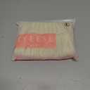 kyeese Dog Sweaters for Small Dogs with Golden Thread Turtleneck Dog Cable Knit (Beige)