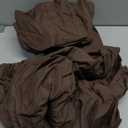 Nestl Queen Size Sheet Set, 4 Piece Extra Deep Pocket (18-24 inches), Microfiber, Hotel Luxury, Soft, Breathable, Wrinkle-Free, Easy to Care, Chocolate Brown