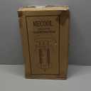 MECOOL 4in1 Small Cat Tree,Scratching Post with Tower Soft Bed, Sisal Carpet Jute Posts with Three Hanging Ball Toys and Massage Brush for Indoor Cats and Kittens (Gray)