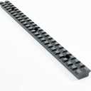 Crotek 10 inch Long Picatinny Rail Mount Aluminum 25 Slot Black