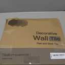 Midcard 10 Sheets Peel and Stick Backsplash PVC Wall Tile,for Kitchen Backsplash (Rectangular Distressed Silvery Moon)
