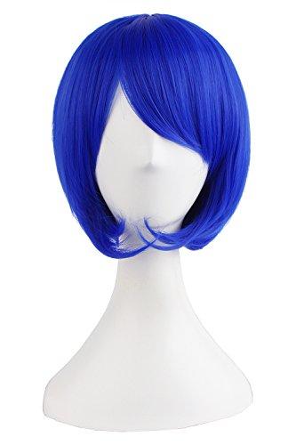 Women Short Straight Cosplay Party BOB Wig (Navy Blue)