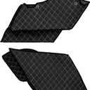 HDBUBALUS 5'' Stretched Saddlebag Liners Inserts White Thread Compatible with Harley 2014-2023 1 Pair