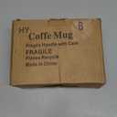 Coffee Mugs Set of 6, Coffee Cups 12oz, Durable Light Weight Plastic Mugs for Home, Outdoor, Picnic, Camping, Idea Birthday Gift (1. Mutil Color)