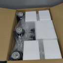 3-Light Bathroom Light Fixtures, 17.23" Black Modern Vanity Lights with Clear Glass Shade, Bathroom Wall Lamp for Mirror Kitchen Living Room Hallway Cabinet Porch