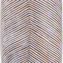 Leewadee Decorative Tall Floor Vase for Living Room Decor, 34 inches, White Wash, Resin