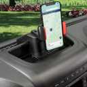 JeCar JK Phone Holder Upgrade Dash Cellphone Mount Interior Accessories for Jeep Wrangler JK JKU 2011-2018, Black