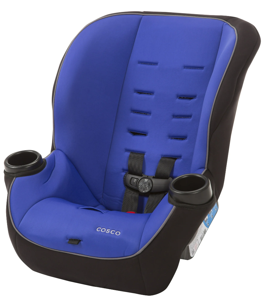 Cosco Kids Onlook 2-in-1 Convertible Car Seat, Vibrant Blue, Infant & Toddler, Unisex