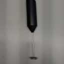 Bonsenkitchen Powerful Milk Frother for Coffee, Fast Handheld Drink Mixer with Stainless Steel Whisk, Battery Operated Hand Frother Stirrer Wand-Black