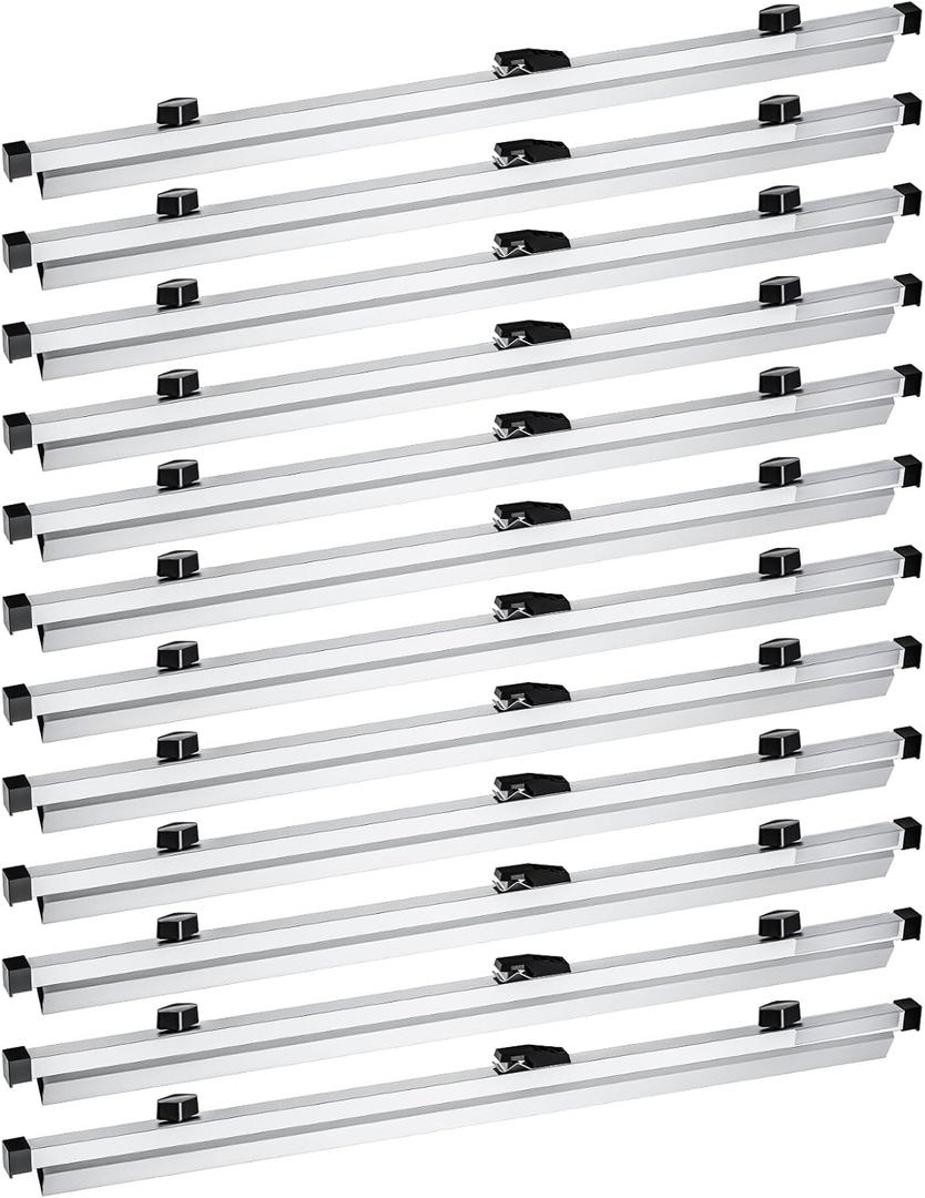 Estune Blueprint Hanging Clamps Binding Strips Storage for Construction Paper Poster Plans Drawings Arts (12, 30 Inches)