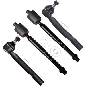 SCITOO 4pcs Front Suspension Kit Inner Tie Rod End Outer Tie Rod End Fit 2007-2012 For Lexus ES350 2005-2012 For Toyota Avalon 2007-2011 For Toyota Camry