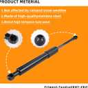 Tailgate Assist Shock for 2007-2021 Toyota Tundra, Truck Tailgate Shock Absorber Perfect Fit Factory Cable, Toyota Tundra Accessories 2007-2021, Truck Accessories, Cushioned Lowering, Black