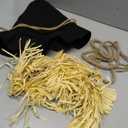 Nicky Bigs Novelties Wizard Felt Hat Witch Sorcerer Hats Adult Costume Scarecrow Accessory for Halloween (Black/Brown)