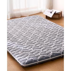 6th Generation Japanese Floor Futon Mattress - Extra-Thick 9-Layer Modern Futon with 100% High-Density Foam, Portable Floor Mattress Sleeping Pad for Adults, Guest Room, Dormitory, Queen Size(60"X80")