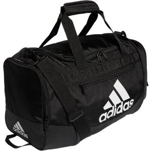 adidas Defender 4 Medium Duffel Bag (Large (110L), Black/White)