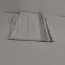 Laolitou Rustic Cotton Linen Table Cloth,Tablecloths for 6 Foot Rectangle Tables,Waterproof Washable Tablecloth with Tassel Rectangle/Oblong, 55''x 86'', 6-8 Seats, Beige