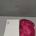 BERON Hot Pink Wig Long Wavy Rose Red Wig with Bangs for Women Daily Party Hairnet Include