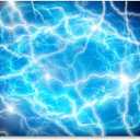 10x8ft Blue Lightning Backdrop Sky Thunderstorm Backdrop Fabric Lightining Storm Background for Birthday Party Decoration and Photoshoot Studio Props YUNBDJ348