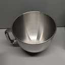 5 QT Stainless Steel Mixer Bowl Compatible With KITCHENAID TILT-HEAD STAND MIXERS 4.5-Quart (4.3 L) And 5-Quart (4.7 L) (Stainless Steel Polished)