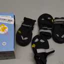 QUMY Dog Shoes for Large Dogs, Medium Dog Boots & Paw Protectors for Winter Snowy Day, Summer Hot Pavement, Water-Resistant in Rainy Weather, Outdoor Walking, Indoor Hardfloors Skid-Resistant Sole size 7