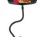 JSCARLIFE Car Food Tray Holder, Adjustable Car Snack Tray 360-degree Swivel Dining Table Clip Type Storage Tray