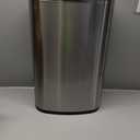 NINESTARS Stainless Steel DZT-50-25 Motion Sensor Trash Can, Large, 50liters, Silver