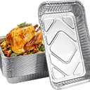 21"x13" Full Size Aluminum Foil Pans(20 Pack)Large Disposable Tin Foil Pans, FullSize-20pk