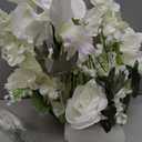 2 Pieces of White Roses, Wedding Arch Hanging Flower Center piece