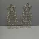 HOHIYA Christmas Card Display Wall Holder 2 Pack 14.5 Gold Metal Holiday Card Hanger for 24 Greeting Cards Photo and Party Wall Decor Easy Install Xmas Wall Display Gold