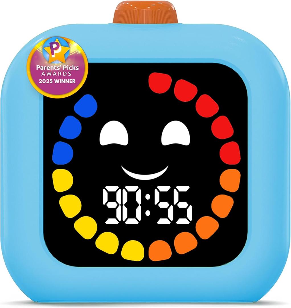 Digital Visual Timer for Kids - Rechargeable, Silent Count Up/Down for Calmer Routines - 99 Min Countdown Kids Timer for Classroom, Home & Therapy - Builds Focus & Independence (Blue)