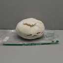 Dumpling Plush Pillow with Cute Features, Stuffed Bun Plush, Funny Food Toy Gifts for Kids Adults(6.3 * 12.2in,Frown) (Small)