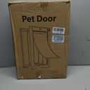 Dog Door for Wall, Medium Doggy Door, Heavy Duty Cat Pet Door, All Aluminum Frame, 2 Magnetic Flaps, Energy Efficient, Sliding Lock Panel, Easy to Install (Pets Up to 45 LB)