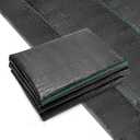 6.5FT x 32FT Weed Barrier Control Woven Garden Weed Landscape Fabric Heavy Duty Ground Cover