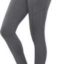 SATINA High Waisted Leggings for Women - Comfortable and Stretchy in Versatile Sizes and Colors (Black, One Size)