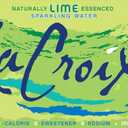 La Croix Sparkling Water, Lime, 12 Fl Oz (pack of 8) (EXP 12/17/25)