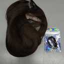 Sofeiyan Long Braid Ponytail Extension with Hair Tie Straight Sleek Wrap Around Hair Extensions Braid Pony Tail Fluffy Natural Soft Synthetic Hairpieces for Women Daily Wear, 26 inch-Black