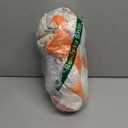 CAPSCEOLL Orange and Grey Chair Covers Chair Seat Cover Set of 4 Removable Washable Parson Chair Covers for Dining Room Living Room Kitchen Christmas (Abstract 5)