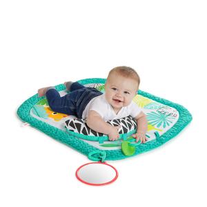 Bright Starts Totally Tropical Prop & Play Tummy Time Baby Activity Mat, Ages Newborn + (Pack of 1)