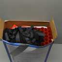 EagleStone Kids Adjustable Arcade Basketball Hoop with LED Lights & Scoreboard, 4 Balls Ball Storage Net, Indoor Outdoor Carnival Basketball Game Set for Boys & Girls Ages 3-12, Pump Included